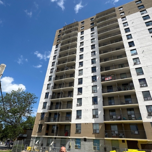 Finish Coat application